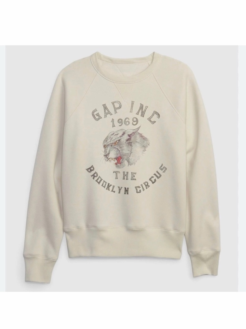 Gap × The Brooklyn Circus Limited Edition
Crewneck Sweatshirt Cream Men’s Medium